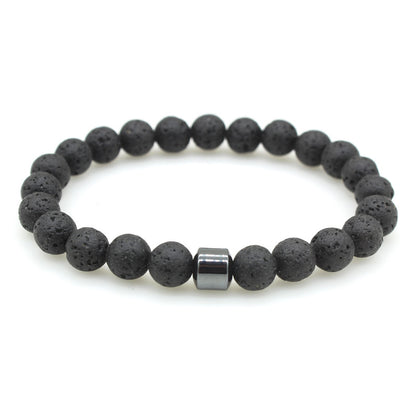 Magnetic Stone Bead Bracelet