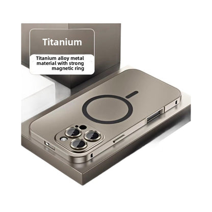 Magnetic suction mobile phone protective cover