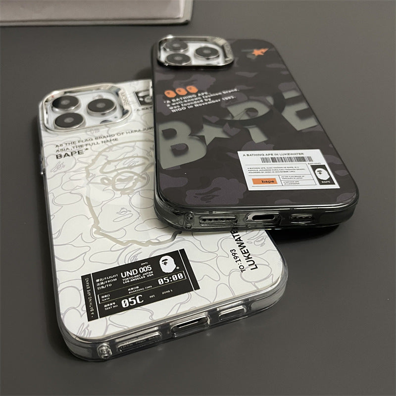 Magnetic suction phone case