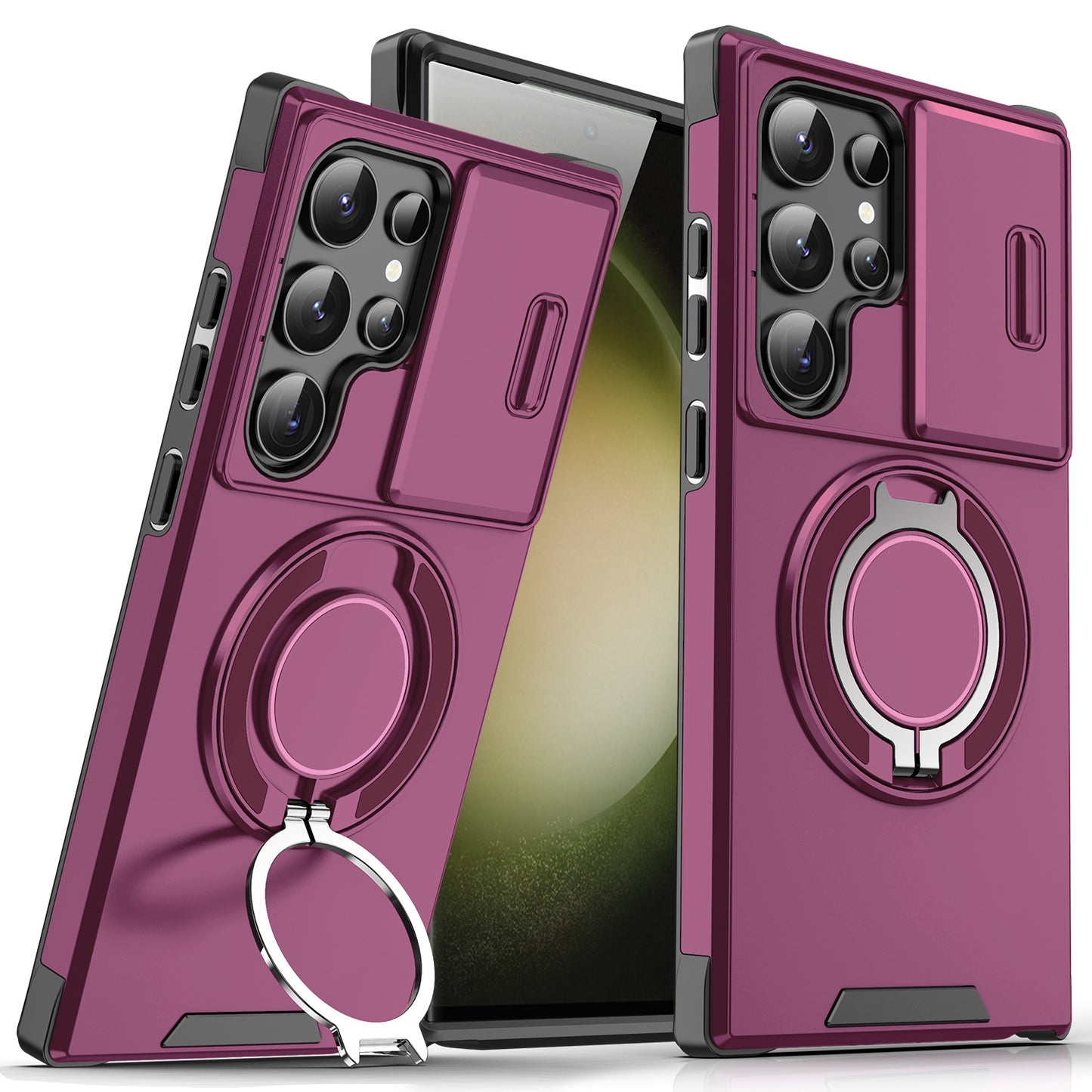 Magnetic suction phone case