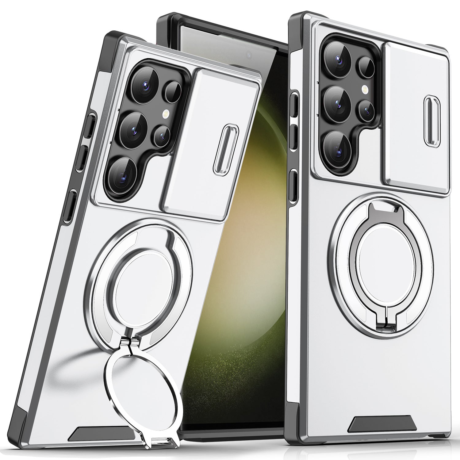Magnetic suction phone case