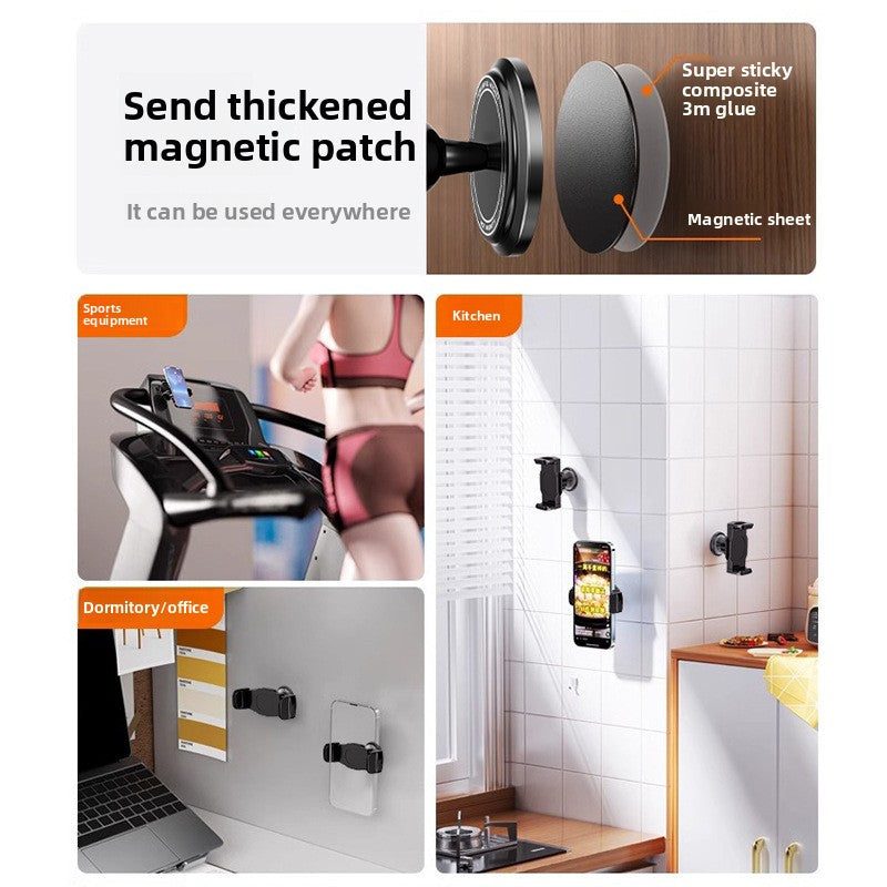 Magnetic Suction Phone Holder for Gym and Wall Mount
