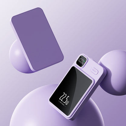 Magnetic suction wireless charging treasure