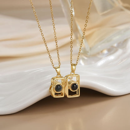 Magnetic Sun Moon Necklace