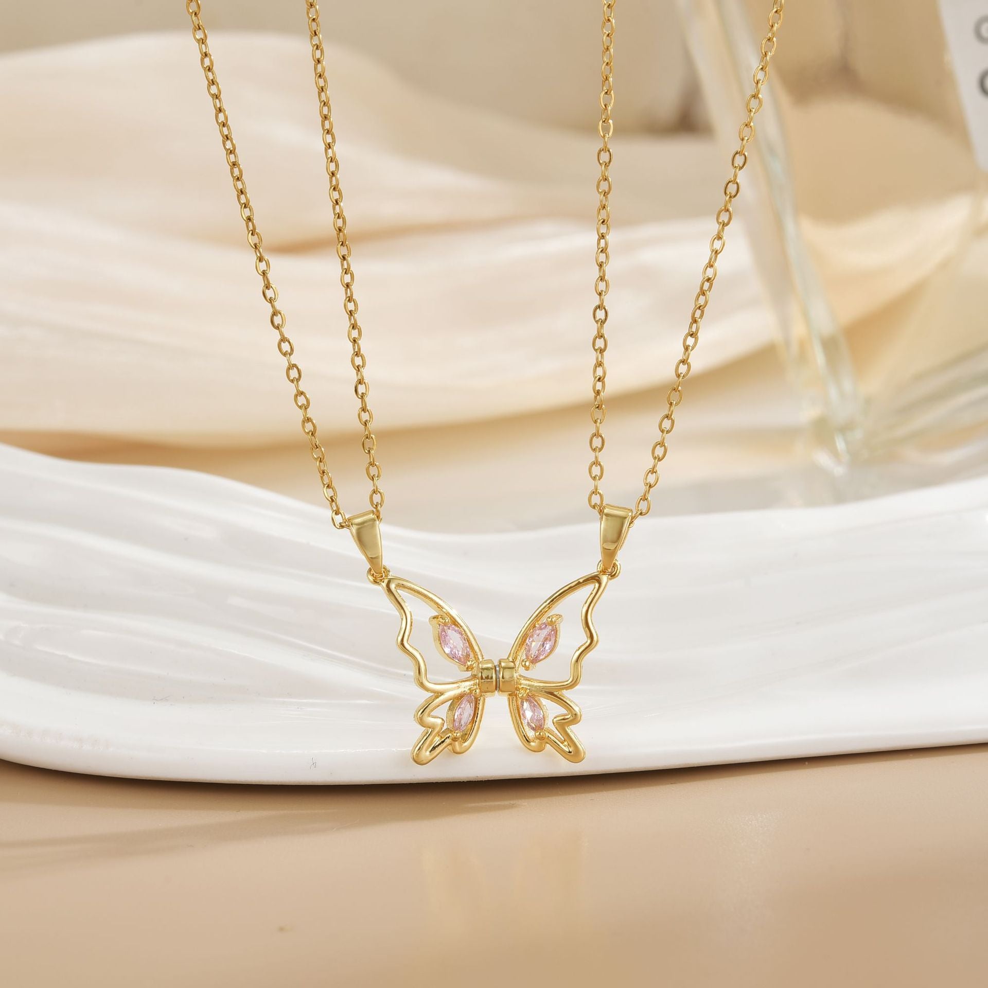 Magnetic Sun Moon Necklace