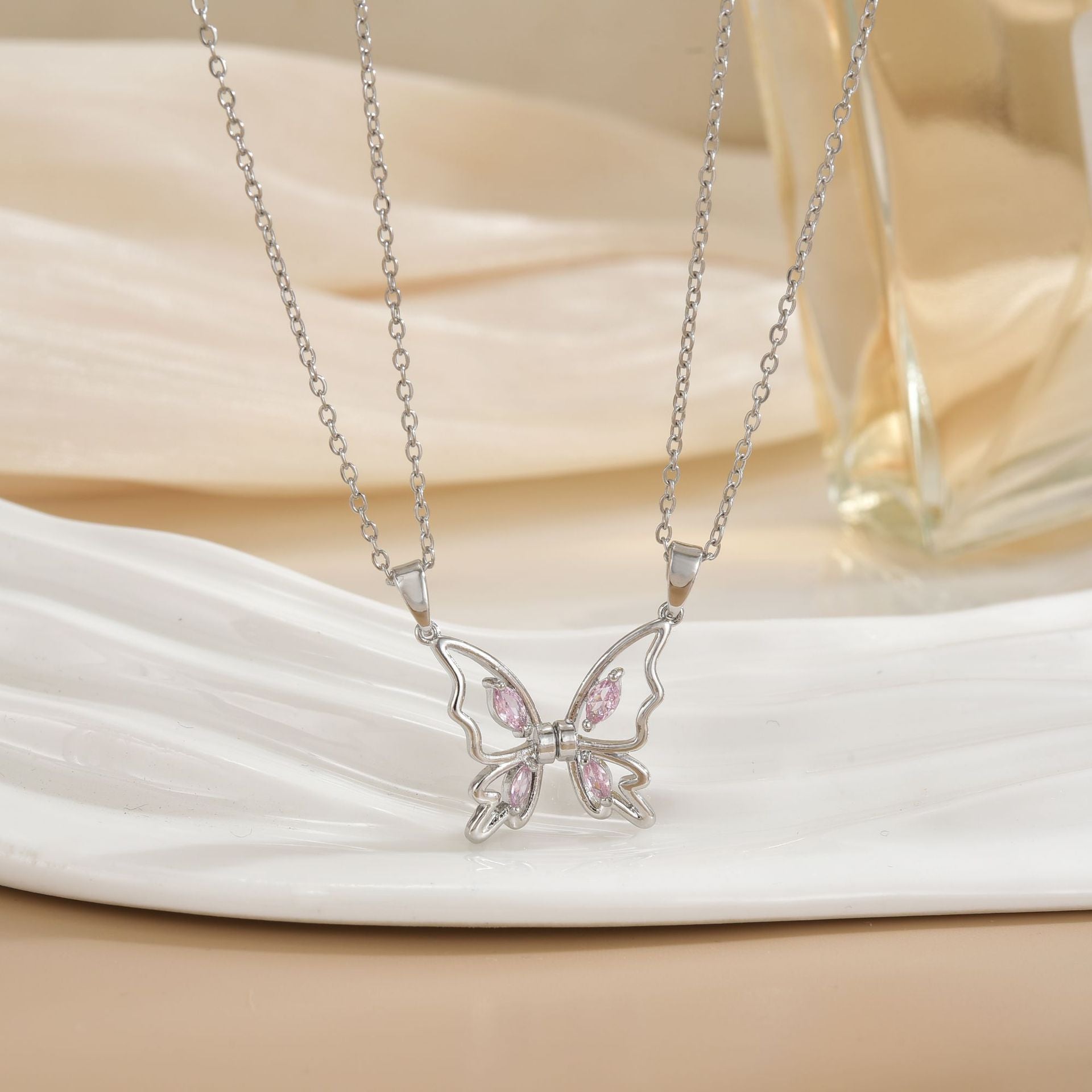 Magnetic Sun Moon Necklace