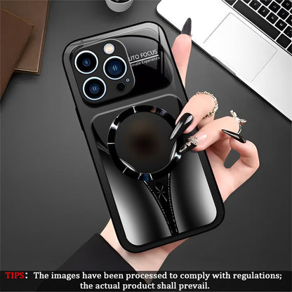 Magnetic Tempered Glass Phone Case