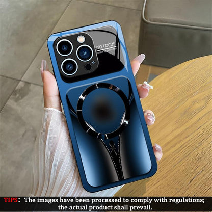 Magnetic Tempered Glass Phone Case