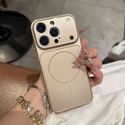 Magnetic Tempered Glass Phone Case