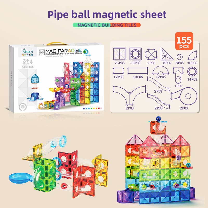 Magnetic Tiles Educational Building Toys for Kids