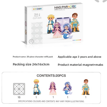 Magnetic Tiles Educational Building Toys for Kids