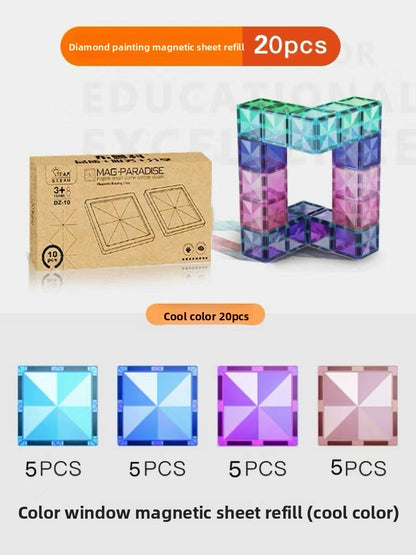 Magnetic Tiles Educational Building Toys for Kids