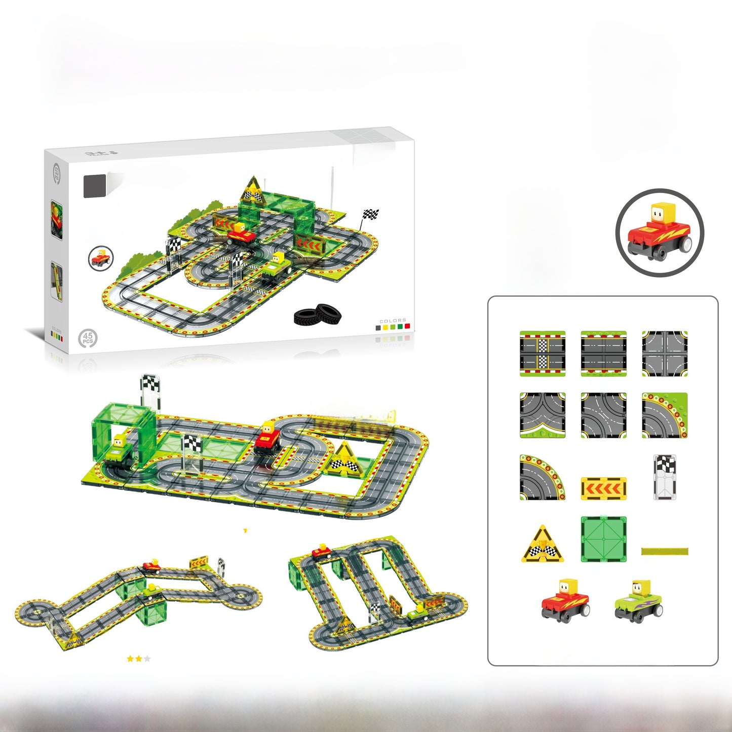 Magnetic Tiles Educational Building Toys for Kids
