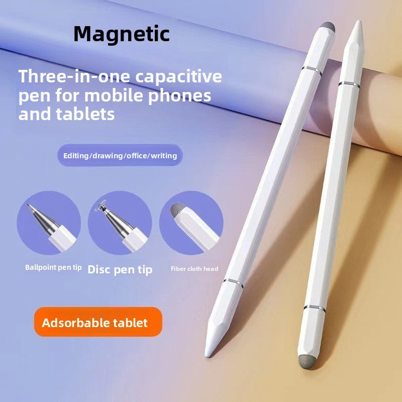 Magnetic touchscreen stylus
