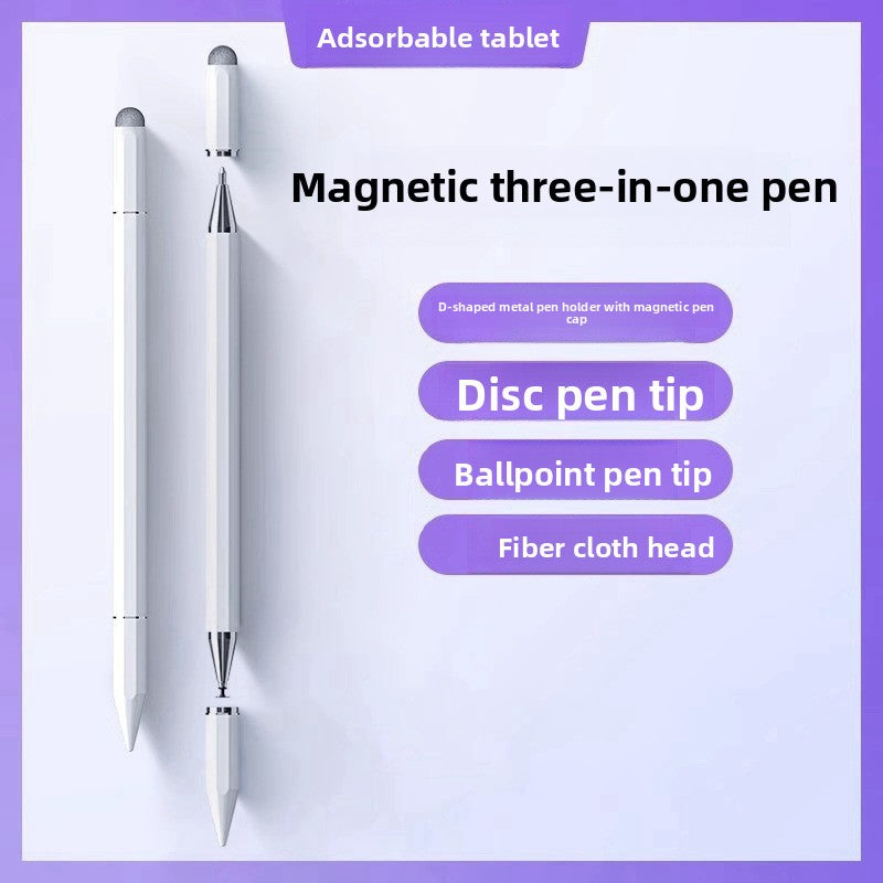 Magnetic touchscreen stylus