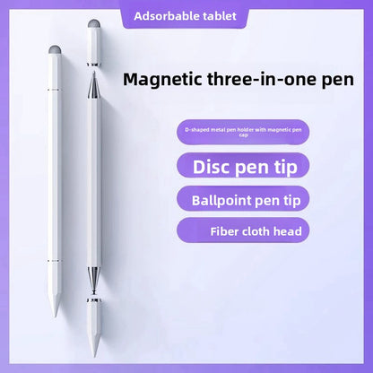 Magnetic touchscreen stylus