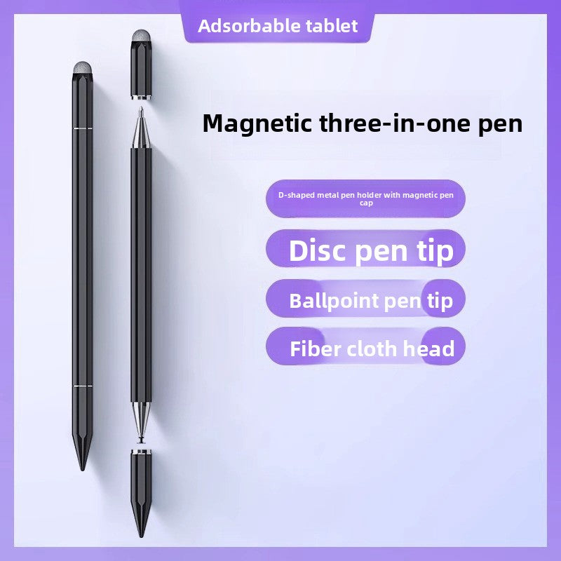 Magnetic touchscreen stylus