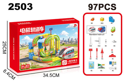 Magnetic Track Train