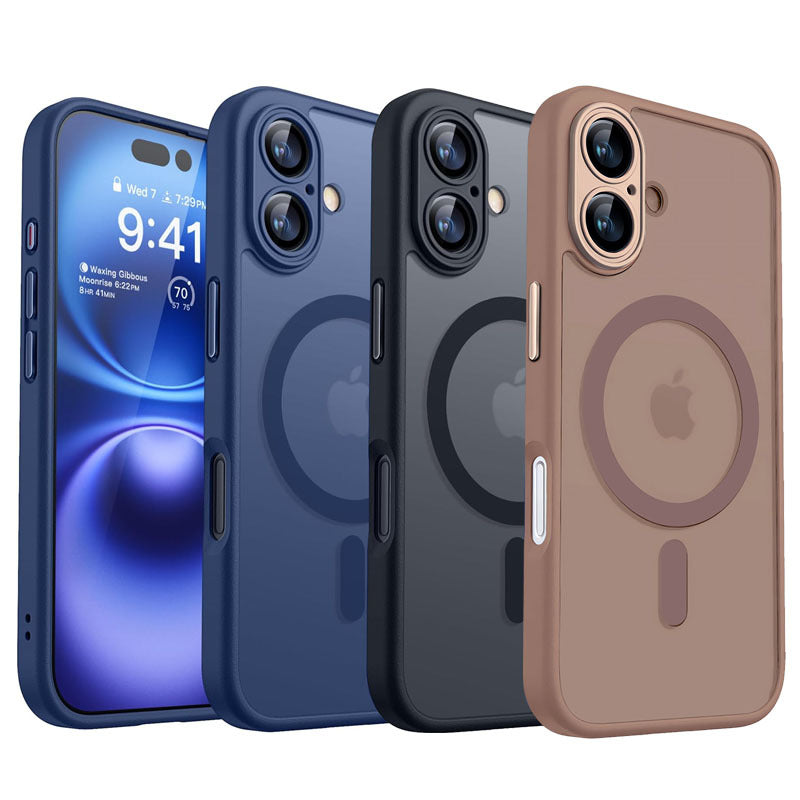 Magnetic Translucent Shockproof iPhone Case