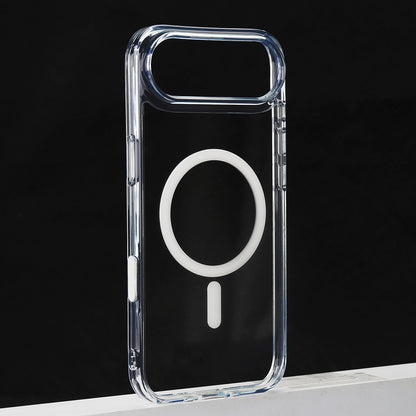 Magnetic Transparent Phone Case with AI Camera Button