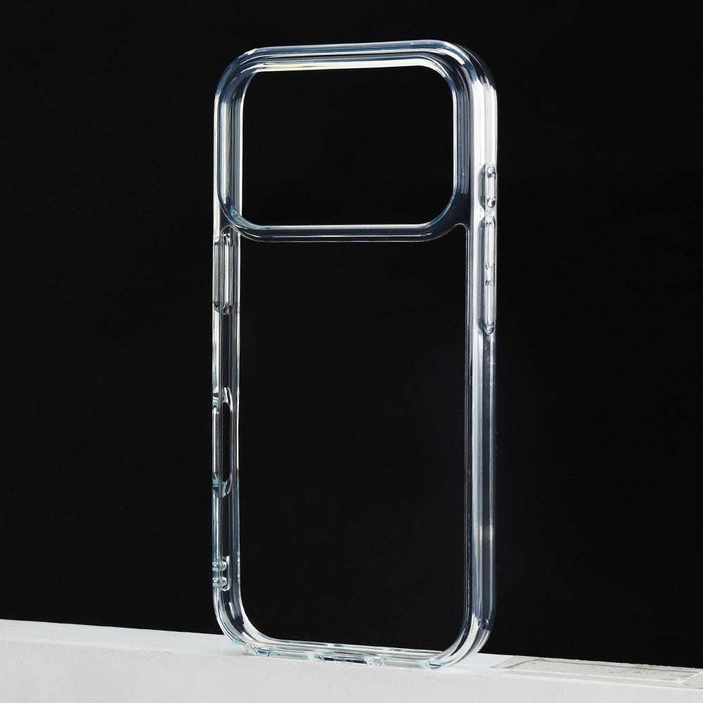 Magnetic Transparent Phone Case with AI Camera Button