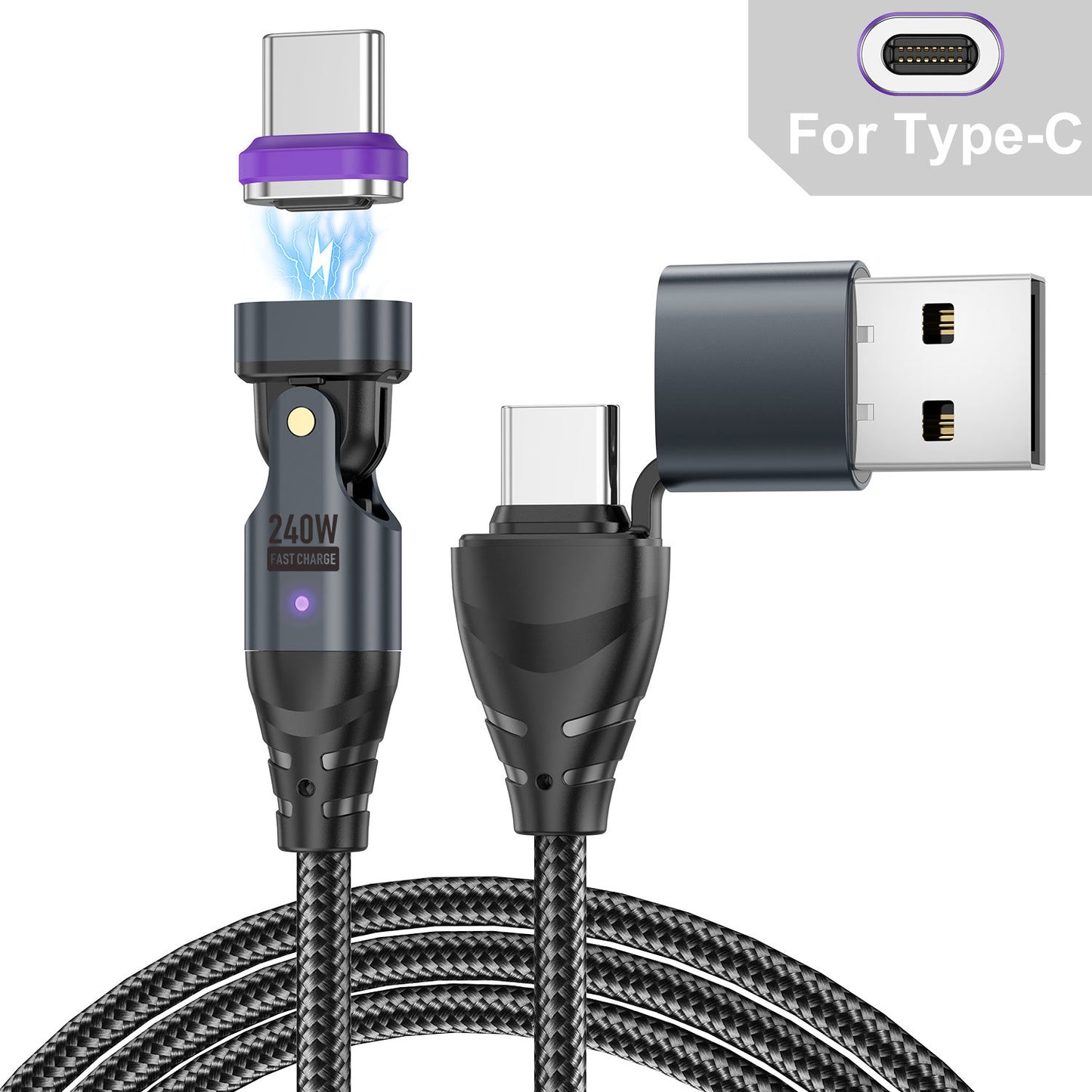 Magnetic USB-C Fast Charging Data