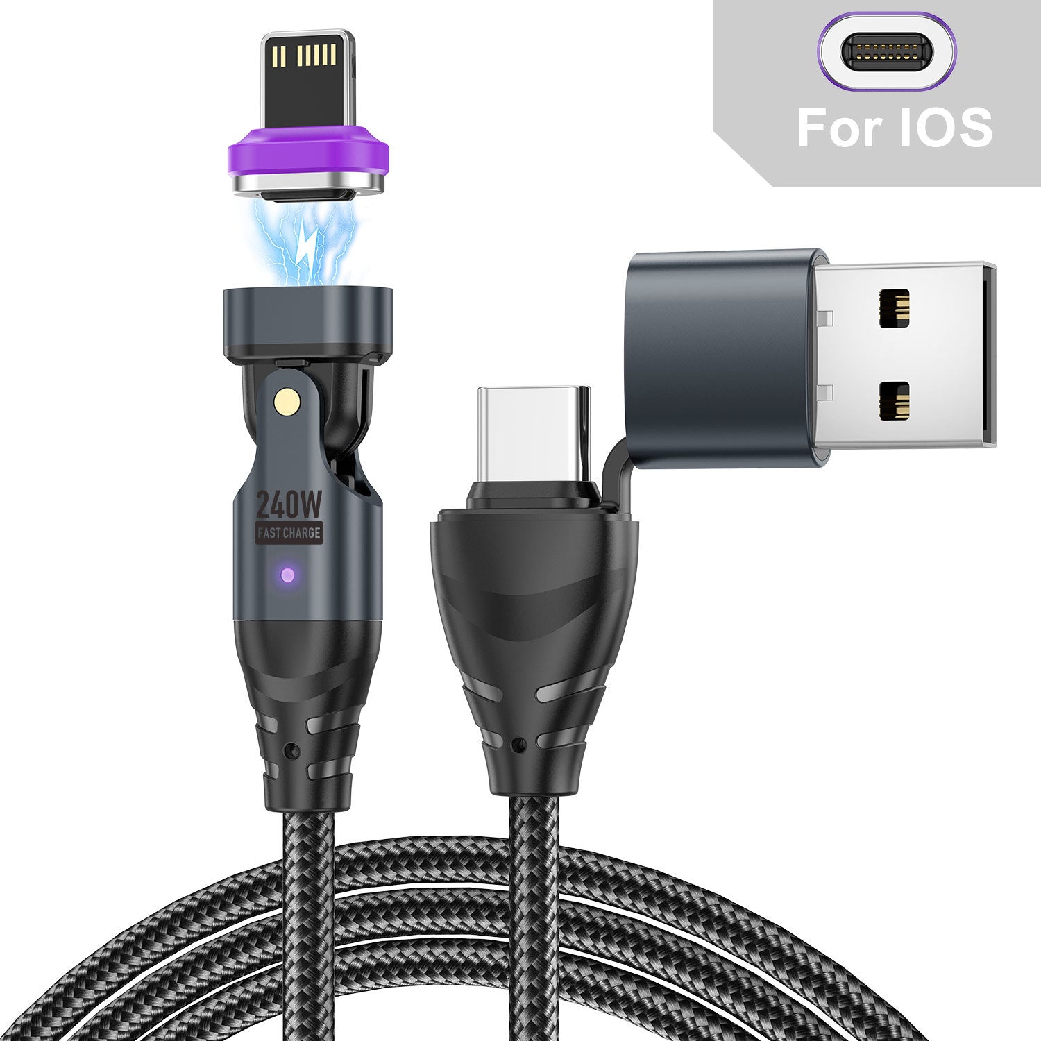 Magnetic USB-C Fast Charging Data