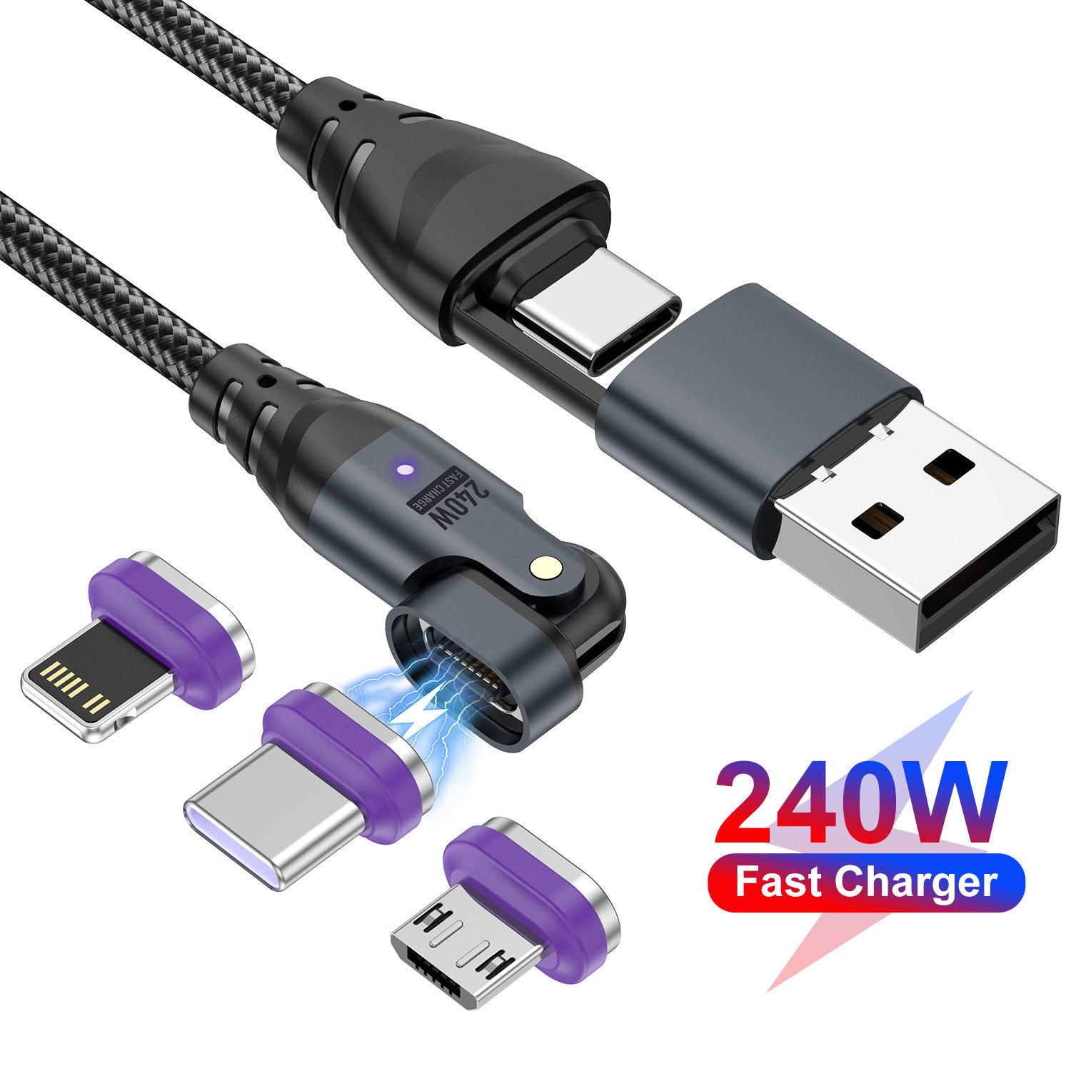 Magnetic USB-C Fast Charging Data