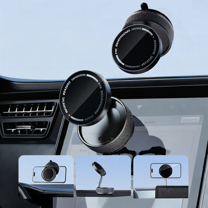 Magnetic Vacuum Adsorption Car Phone Holder