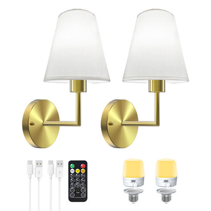 Magnetic wall lamp charging