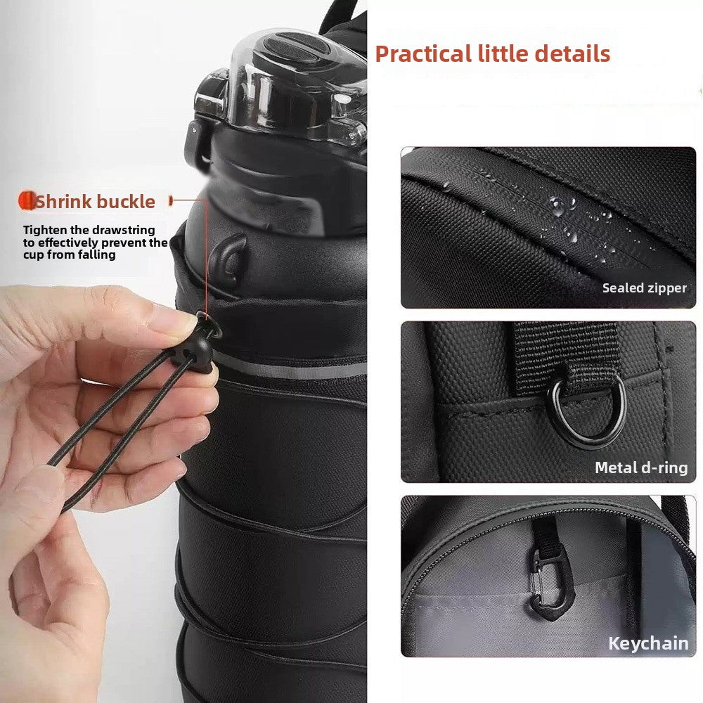 Magnetic Water Bottle Bag Crossbody Gym Storage
