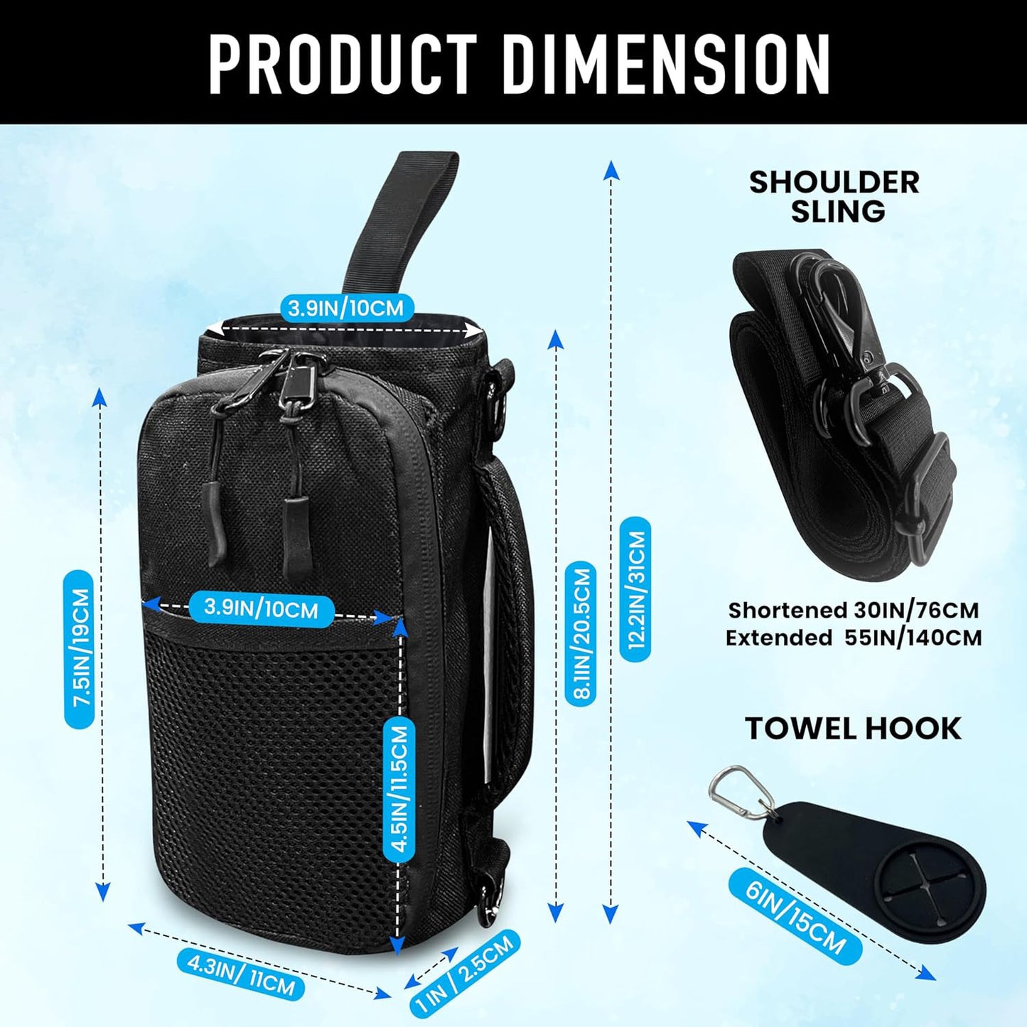 Magnetic Water Bottle Bag