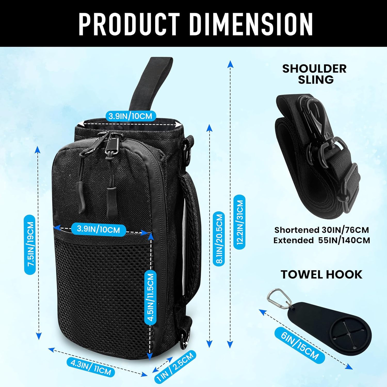 Magnetic Water Bottle Bag