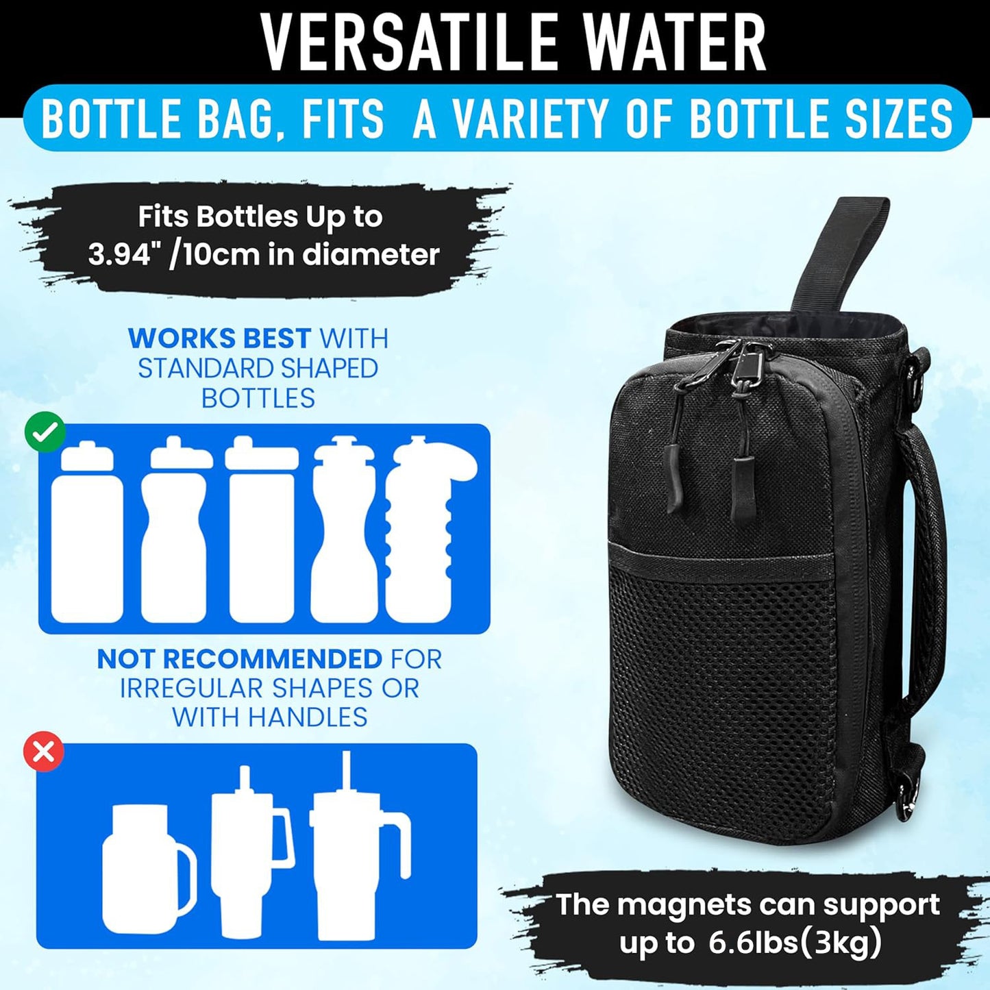 Magnetic Water Bottle Bag