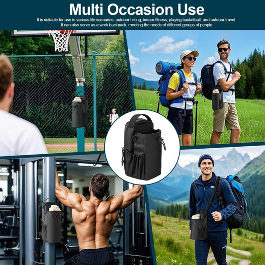 Magnetic Water Bottle Crossbody Bag for Gym and Outdoor