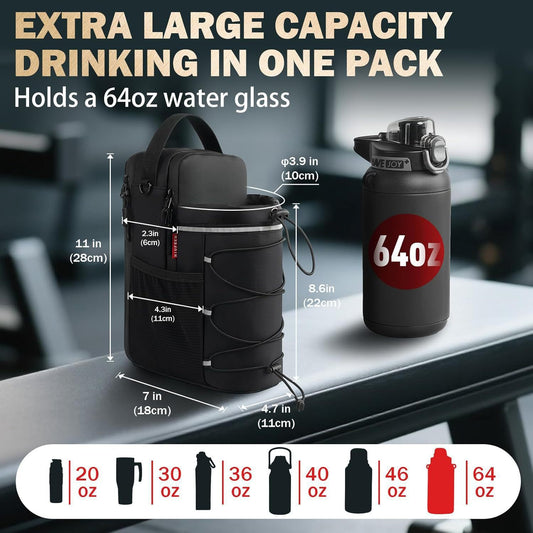 Magnetic Water Bottle Crossbody Bag
