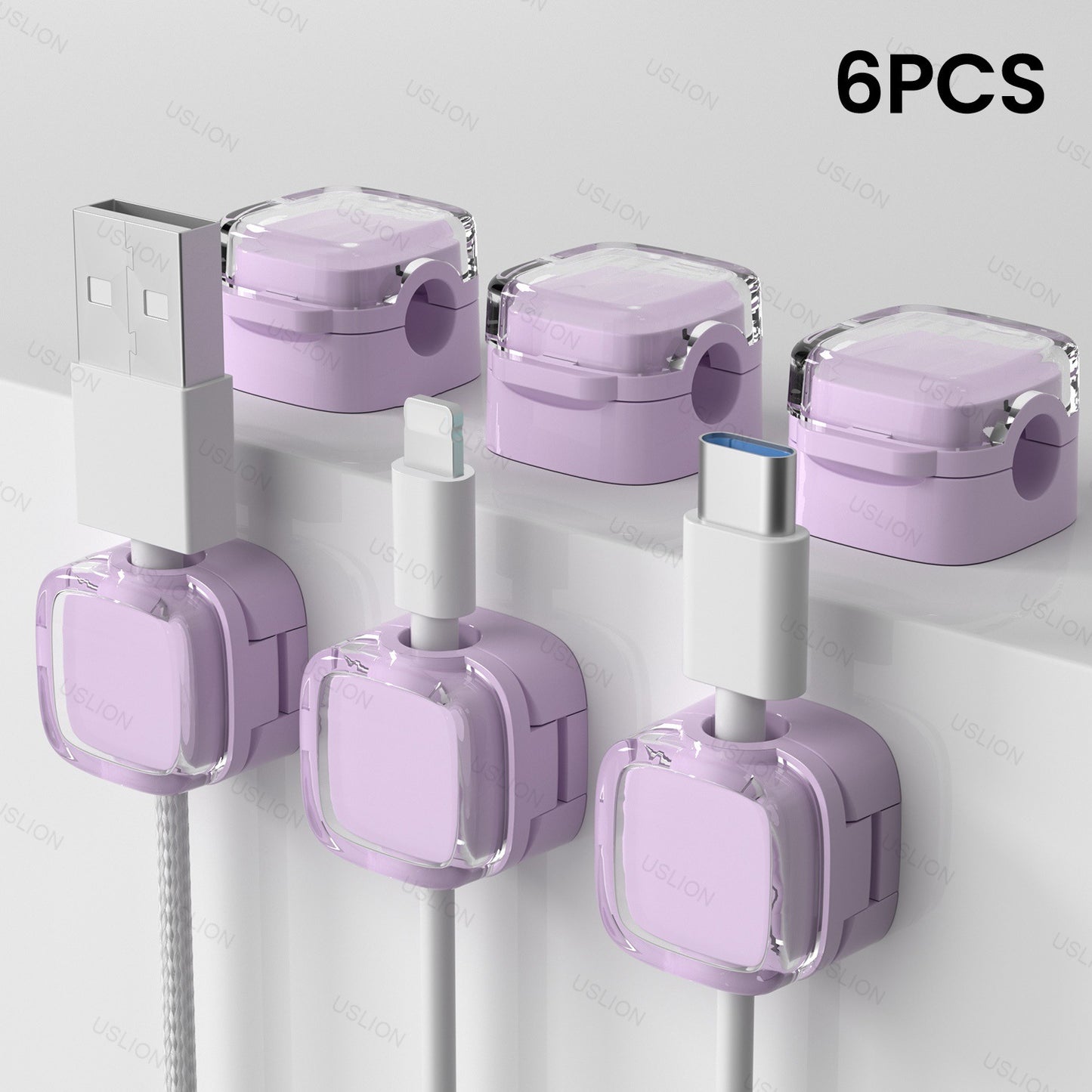 Magnetic wire organizer and wire clamp fixator