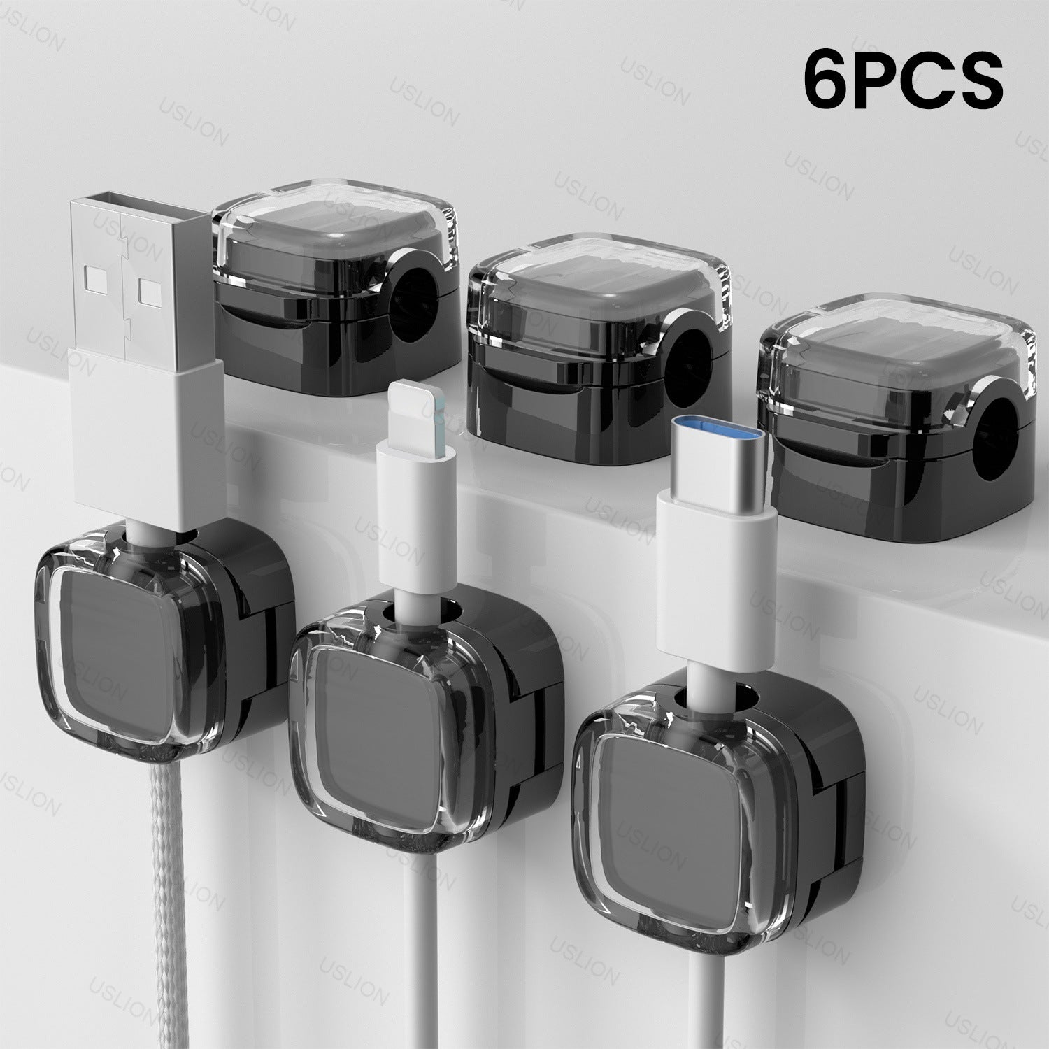 Magnetic wire organizer and wire clamp fixator