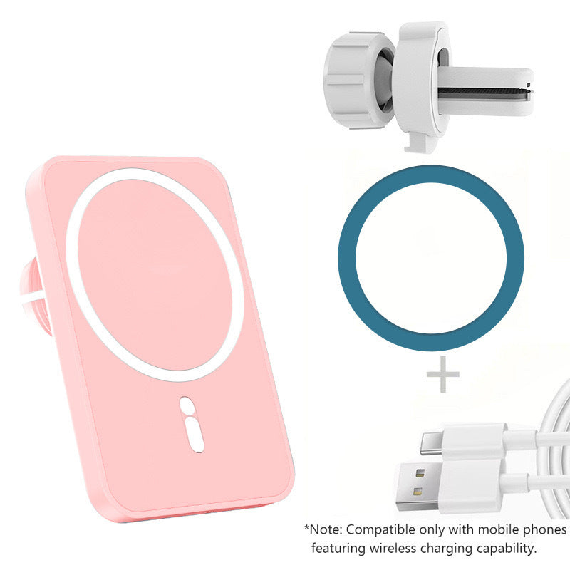 Magnetic Wireless Car Charger Holder 15W Fast Charging