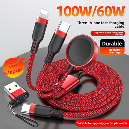 Magnetic Wireless Charger with USB Data Cable