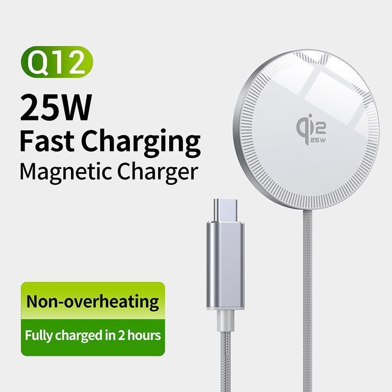 Magnetic Wireless Charger with Wired Option