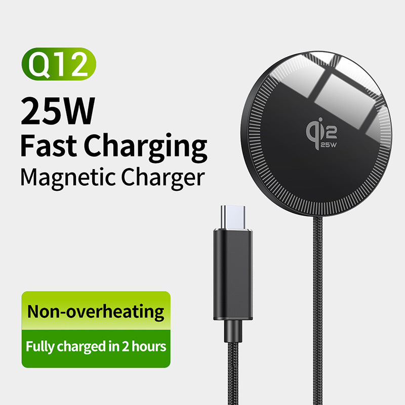 Magnetic Wireless Charger with Wired Option