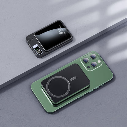 Magnetic wireless charging battery