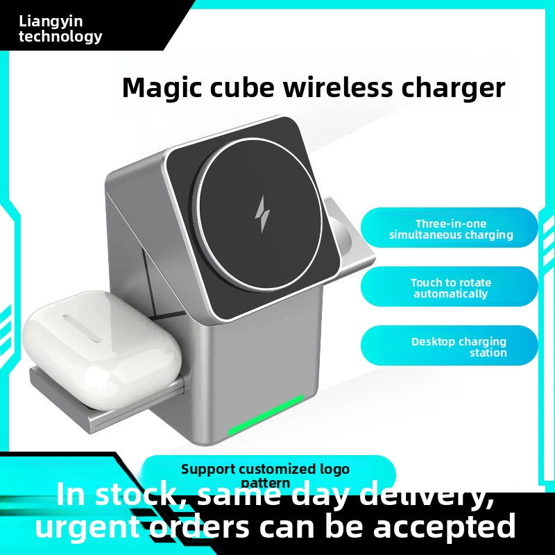 Magnetic Wireless Charging Desktop Stand