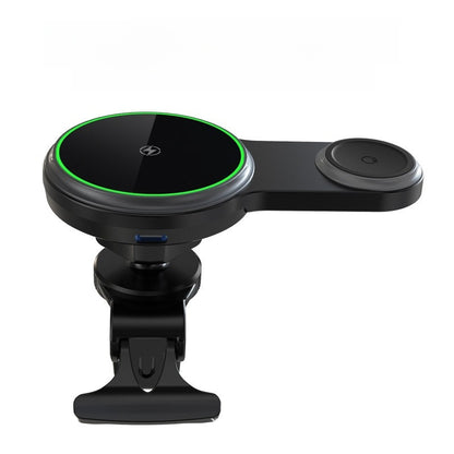 Magnetic Wireless Fast Charging Car Phone Holder Charger