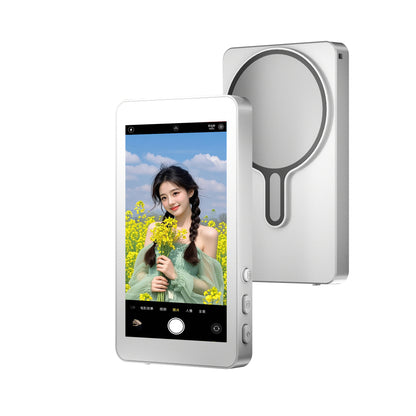 Magnetic Wireless Phone Selfie Screen Mirror with Zoom and Audio