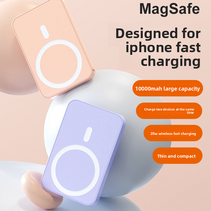 Magnetic Wireless Power Bank with Fast Charging