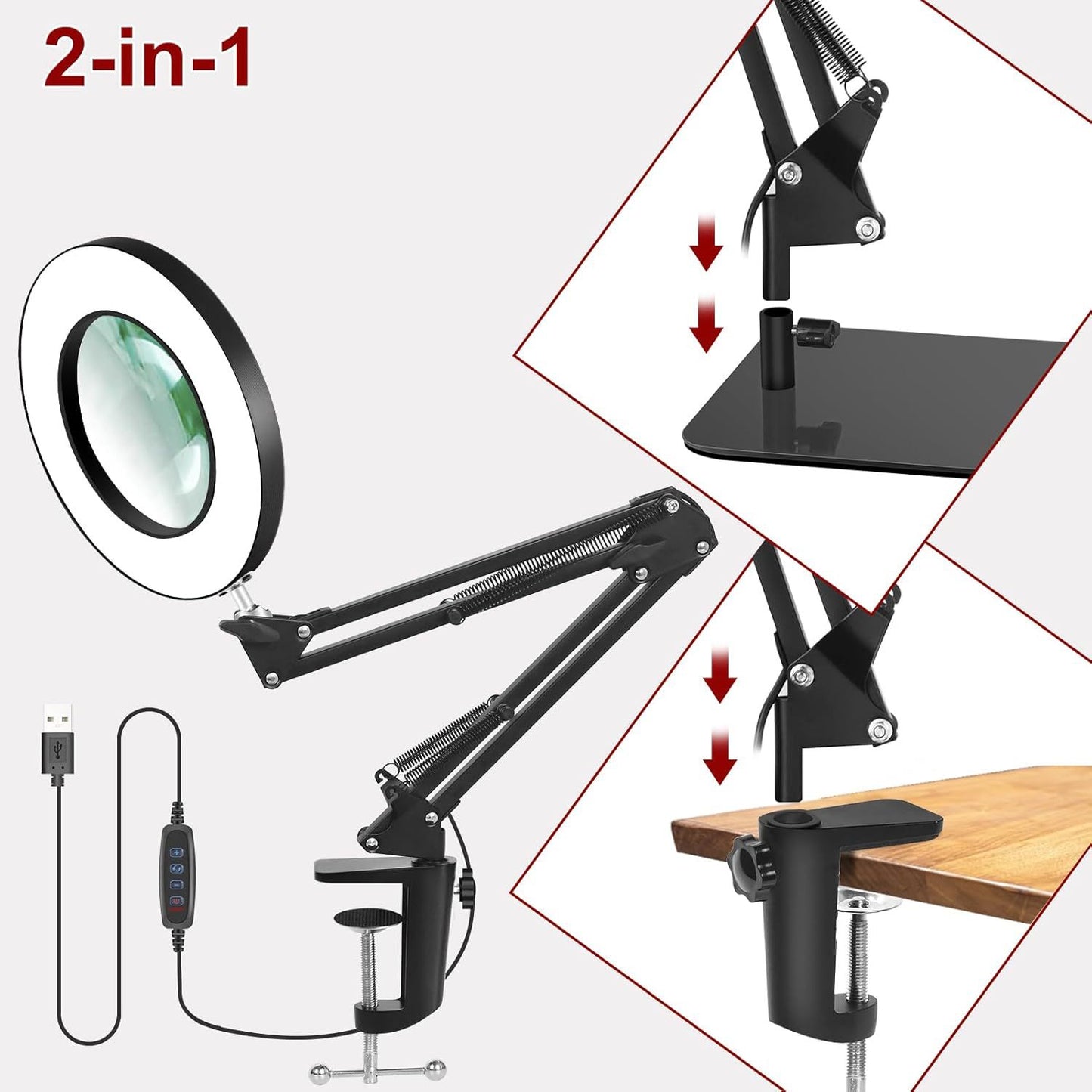 Magnifier Table Lamp