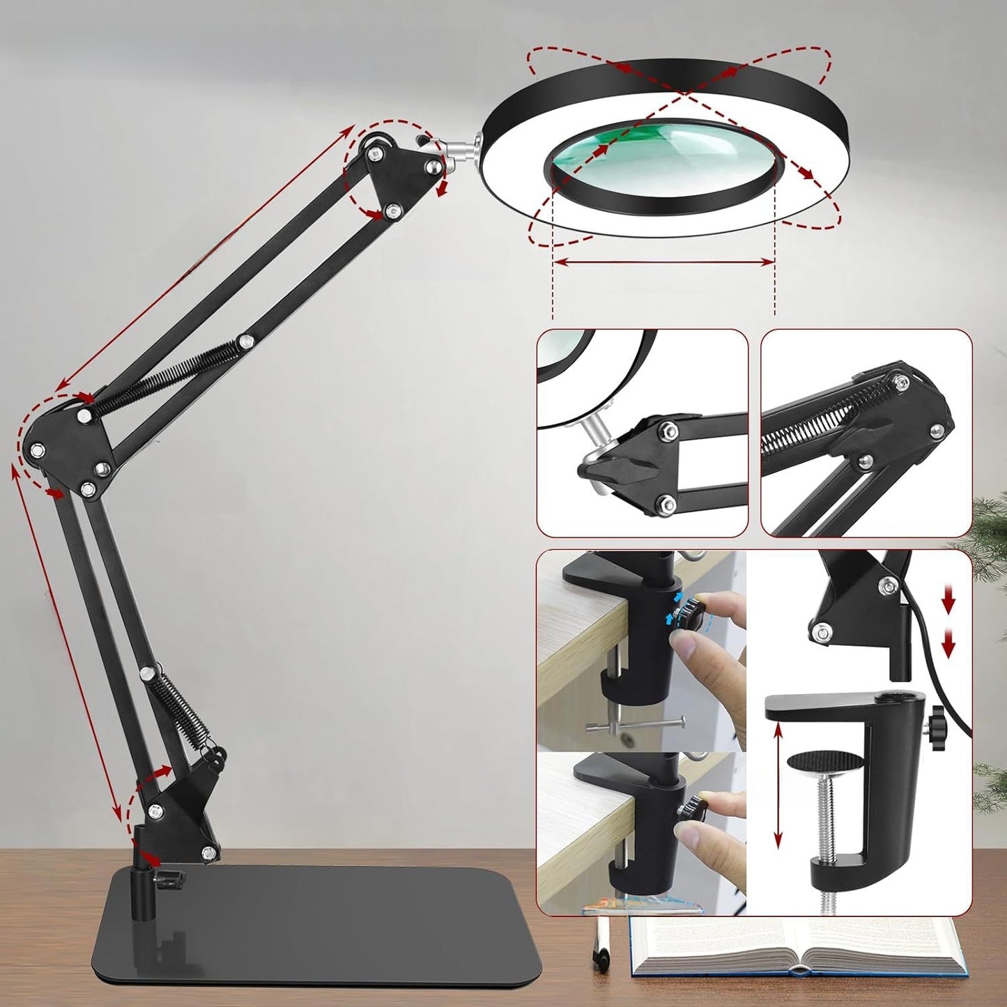 Magnifier Table Lamp