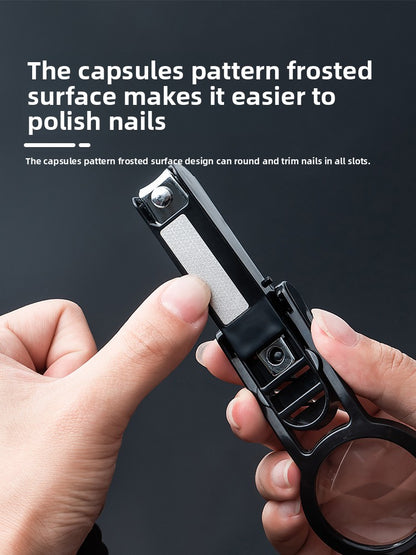 Magnifying LED Nail Clippers with Anti-Splash Design